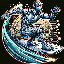 Silver Surfer Solana (SSS) logo