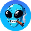 Based Blu Alien (BLU) logo