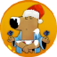 Chill Guy Xmas (CGX) logo